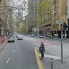 Lock up garage parking on Collins Street in Melbourne Central Business District Victoria Lock up garage parking on Collins Street in Melbourne Central Business District Victoria
