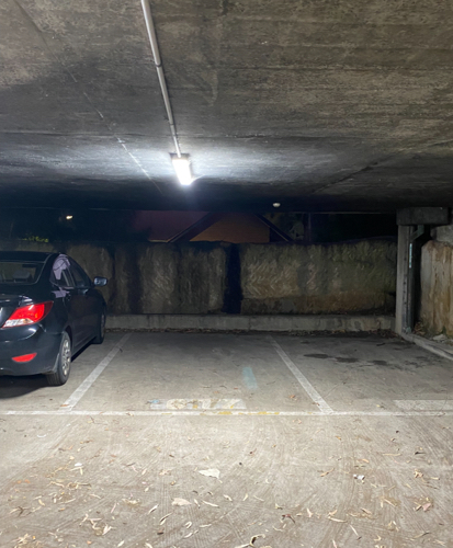Covered parking spot near North Sydney CBD