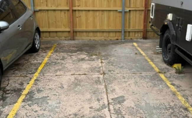Great parking space next to the beach and acland street. Secure lot behind gate with fob access.
