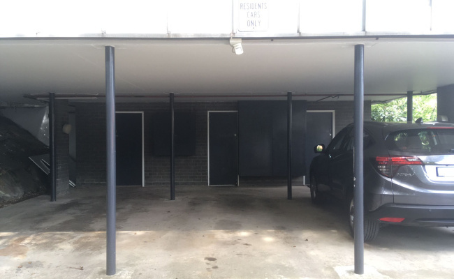 Undercover parking on Alfred Street North in Neutral Bay New South Wales