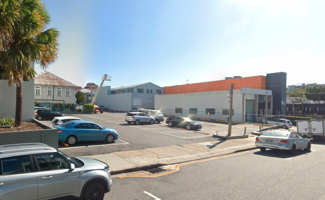 Outdoor lot parking on Amelia Street in Fortitude Valley Queensland
