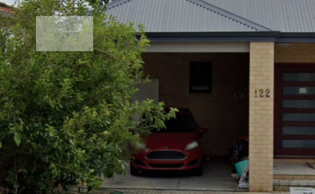 Lock up garage parking on Angelo Street in South Perth Western Australia