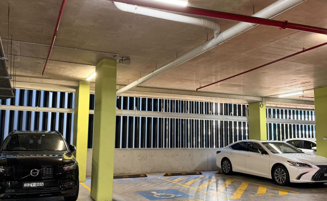 Indoor lot parking on Australia Avenue in Sydney Olympic Park New South Wales