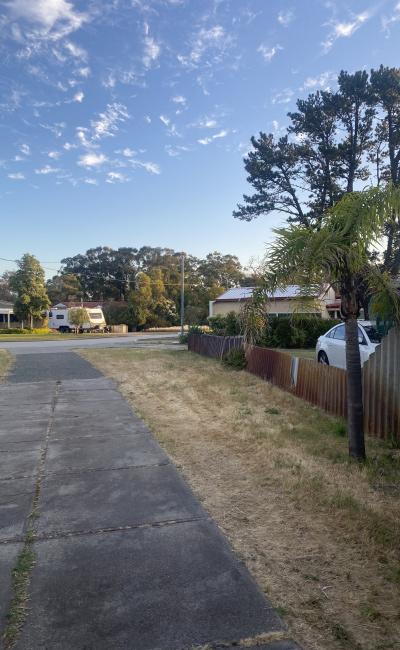 Driveway parking on Balaka Way in Queens Park Western Australia