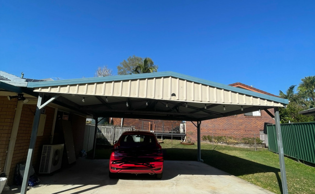 Undercover parking on Ballinderry Street in Everton Park Queensland