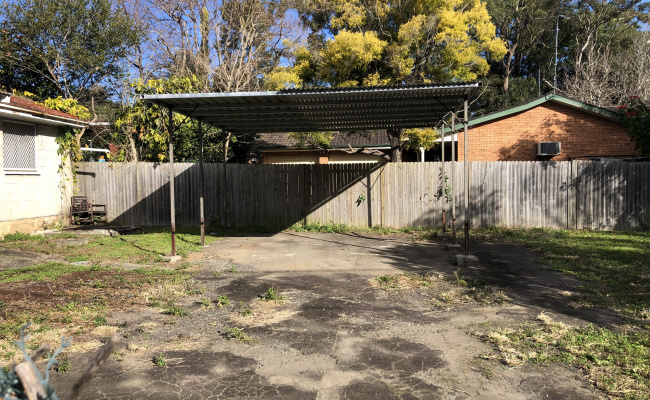 Carport parking on Balmoral Street in Waitara New South Wales