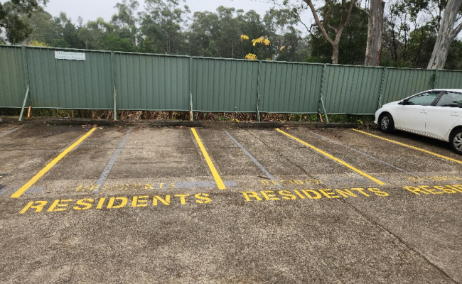Outdoor lot parking on Bandon Road in Vineyard New South Wales
