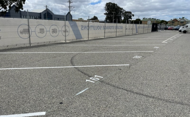Outdoor lot parking on Barker Street in Belmont Western Australia