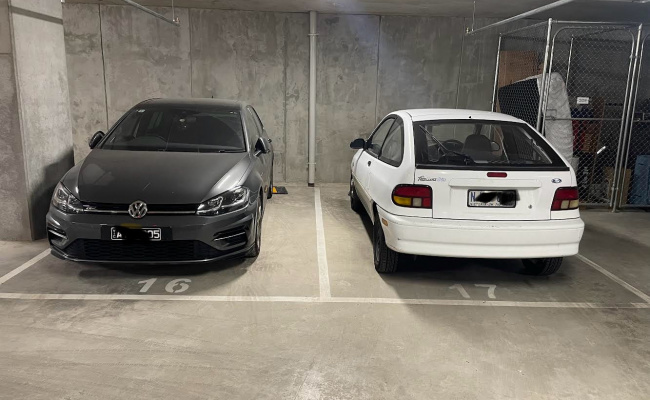 Indoor lot parking on Barkly Street in Brunswick Victoria
