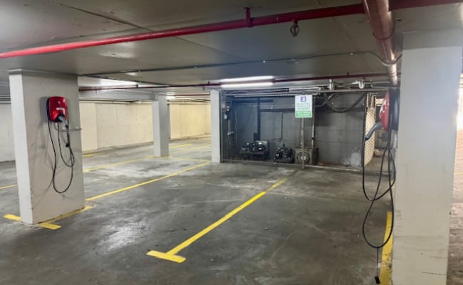 Indoor lot parking on Barkly Street in St Kilda Victoria