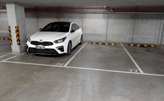 Indoor lot parking on Batman Street in West Melbourne Victoria
