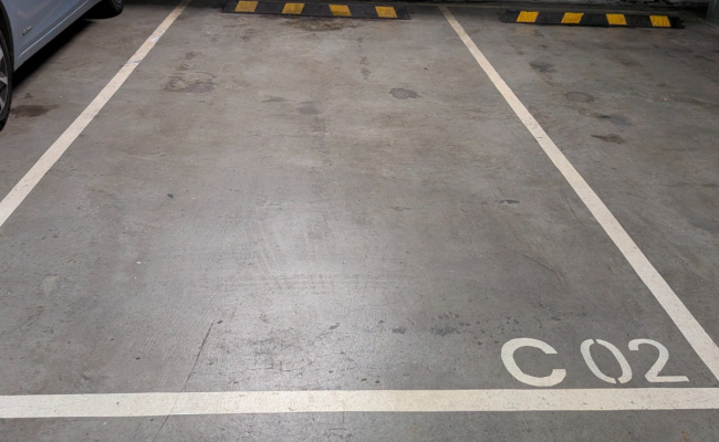 Indoor lot parking on Batman Street in West Melbourne Victoria