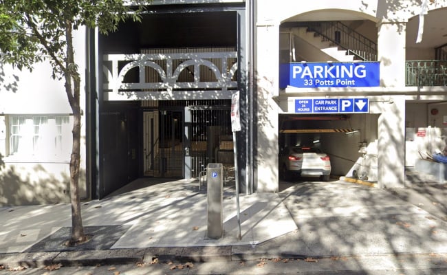 Undercover parking on Bayswater Road in Potts Point New South Wales