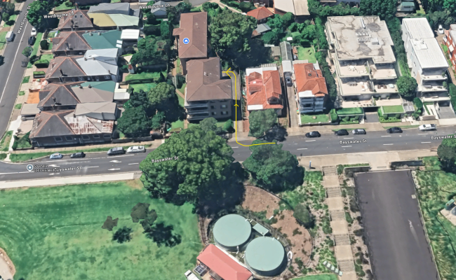 Indoor lot parking on Bayswater Street in Drummoyne New South Wales