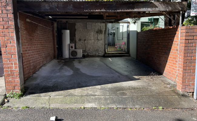 Carport parking on Belmore Street in Surry Hills New South Wales