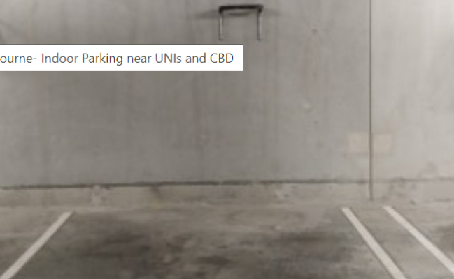 Indoor lot parking on Berkeley Street in Melbourne Central Business District Victoria