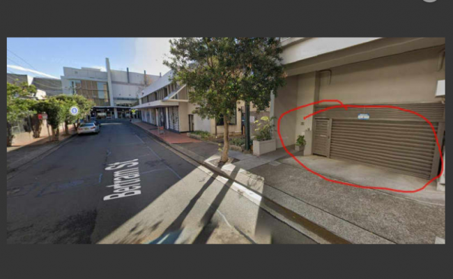Lock up garage parking on Bertram Street in Chatswood New South Wales