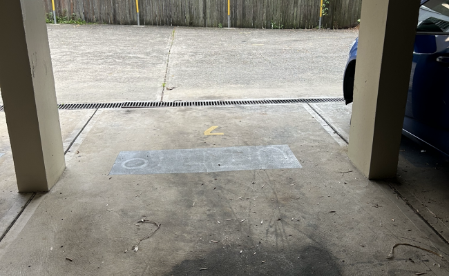 Secure, covered parking space 10-minute walk from beach