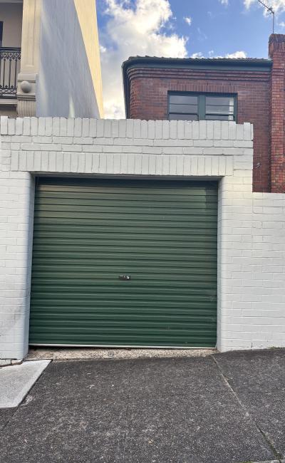 Lock up garage parking on Blues Point Road in McMahons Point New South Wales