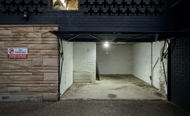 Lock up garage parking on Boronia Street in Kensington New South Wales