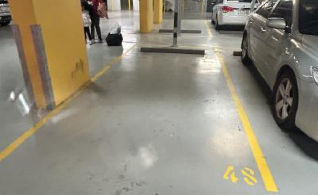 Indoor lot parking on Bourke Street in Docklands Victoria
