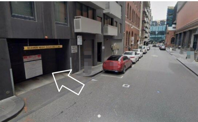 Indoor lot parking on Bourke Street in Melbourne Victoria