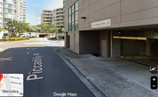 Indoor lot parking on Boyce Road in Maroubra New South Wales
