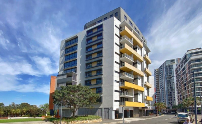 Lock up garage parking on Brodie Spark Drive in Wolli Creek New South Wales
