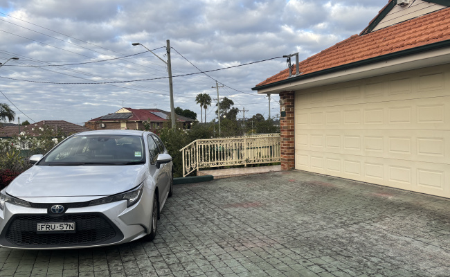 Driveway parking on Burnett Street in Merrylands New South Wales