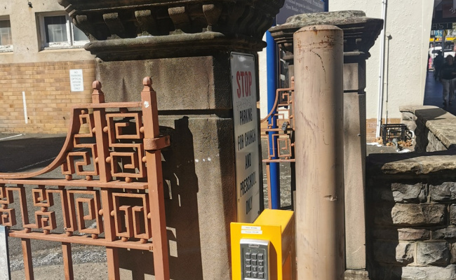 Outdoor lot parking on Burwood Road in Burwood New South Wales