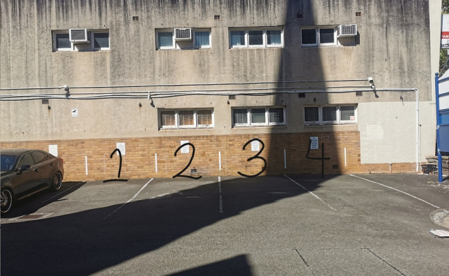 Outdoor lot parking on Burwood Road in Burwood New South Wales