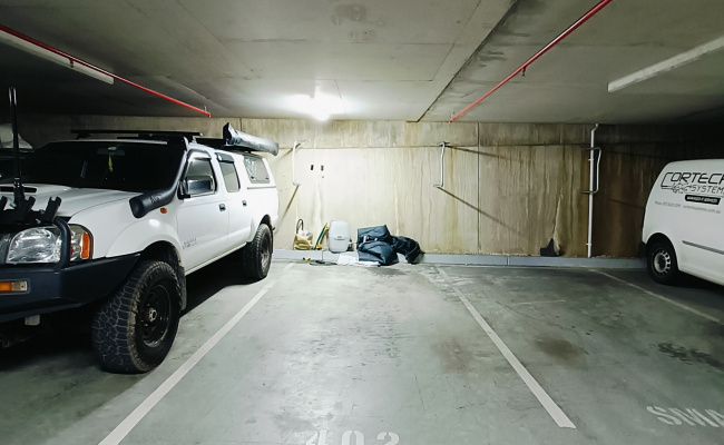 Indoor lot parking on Cameron Street in South Brisbane Queensland