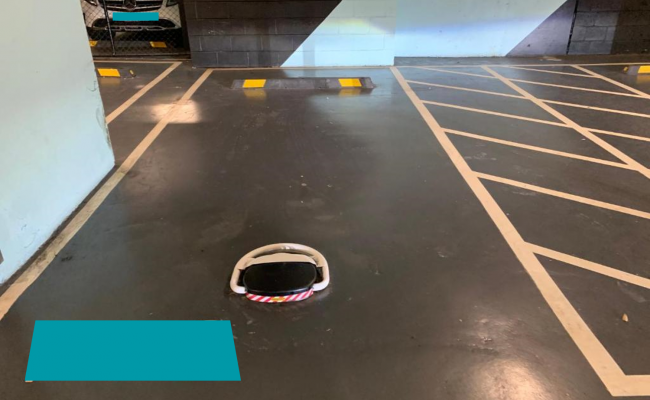 Indoor lot parking on Campbell Parade in Bondi Beach New South Wales