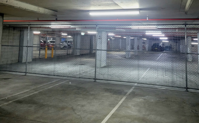 Secure 24/7 security monitored underground parking