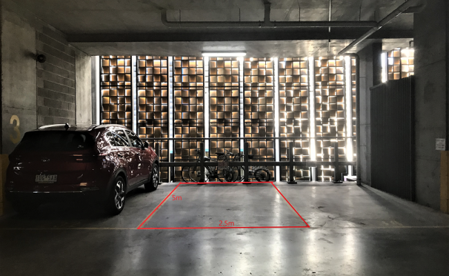 Indoor lot parking on Caravel Lane in Docklands Victoria