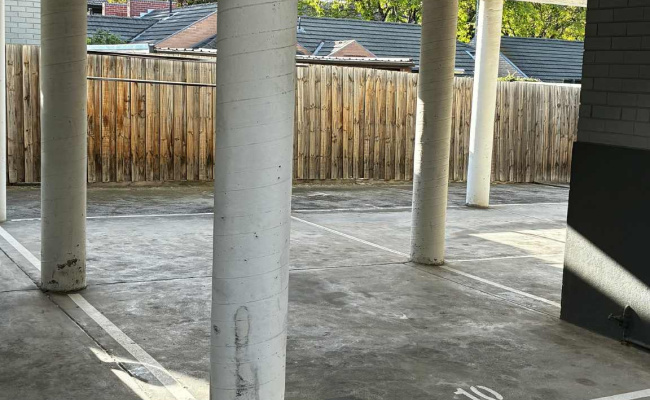 Undercover parking on Carlisle Street in St Kilda Victoria