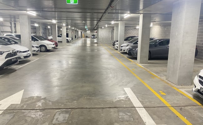Undercover parking on Carlton Street in Chippendale New South Wales