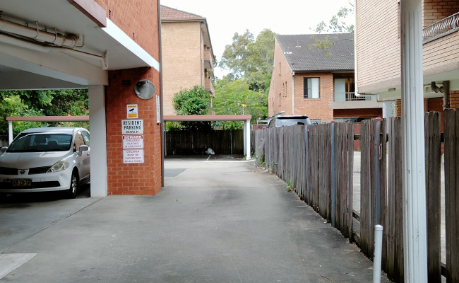 Undercover parking on Caroline Street in Westmead New South Wales
