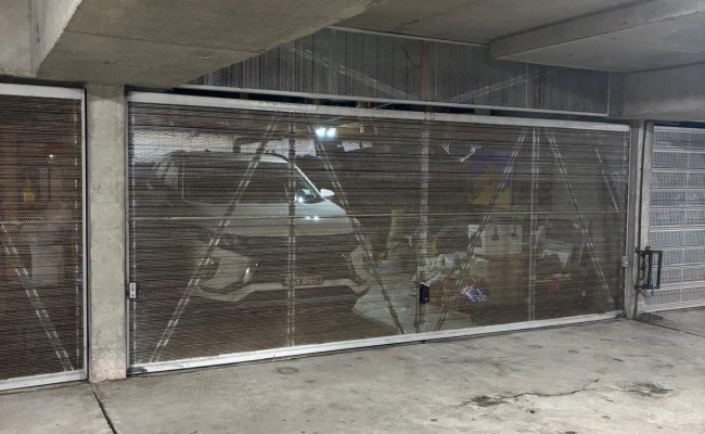 Secure, easy access, garage space with electric remote