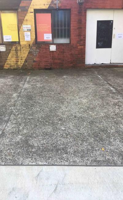 Outdoor lot parking on Chandos Street in St Leonards New South Wales