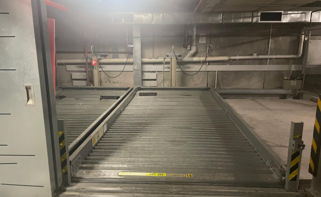 Top Stacker of 5.  Stackers maintained competently by V-Space Parking no issues ST Kilda 3182