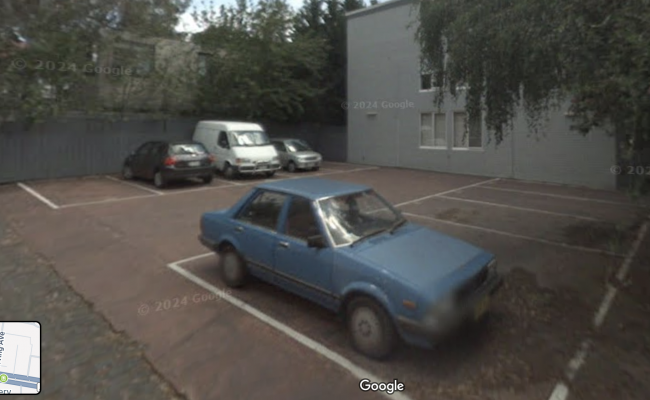 Secluded Outdoor Parking Lot
