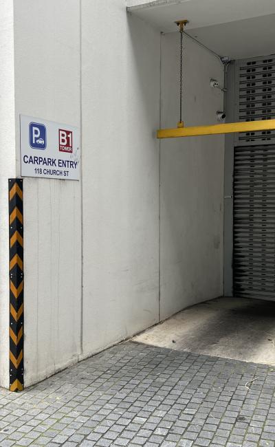 Indoor lot parking on Church Street in Parramatta New South Wales