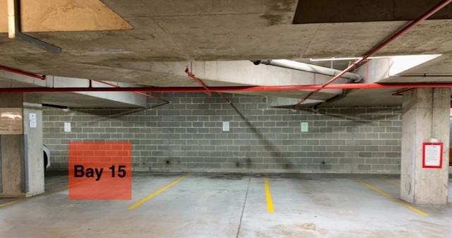Arts precinct secure, undercover parking - Bay 15