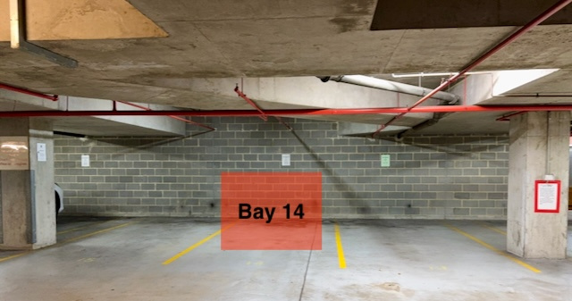 Arts precinct secure, undercover parking - Bay 14