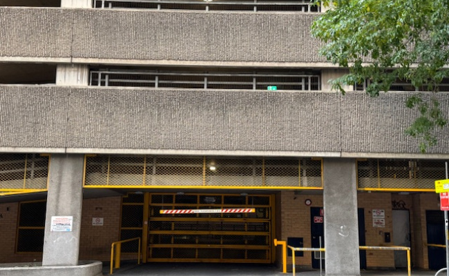 Indoor lot parking on Clarence Street in Sydney New South Wales