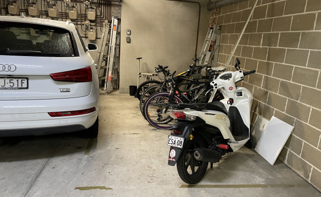 Undercover parking on Cleveland Street in Chippendale
