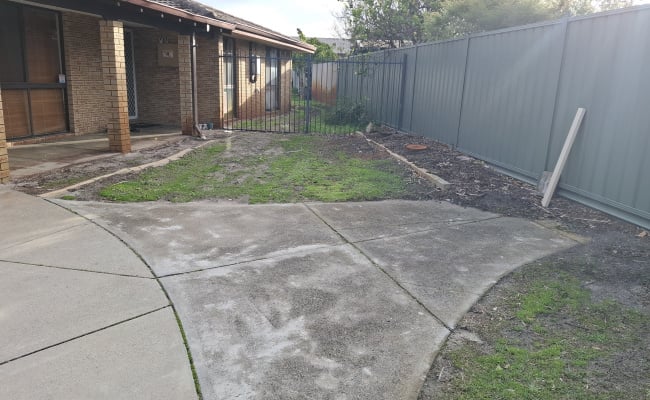 Great space long term storage driveway with roof