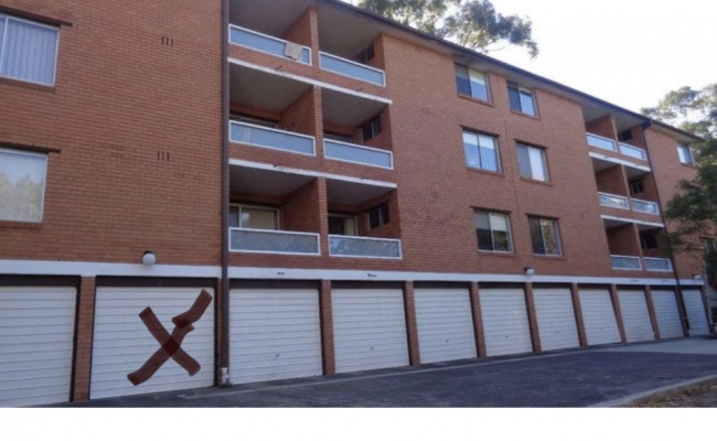 Great parking, electricity easy access from the street. ,Also has a large storage l