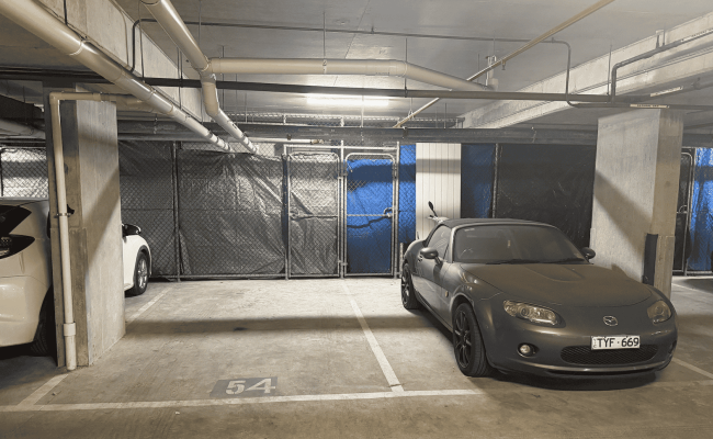 Indoor lot parking on Coventry Street in South Melbourne Victoria